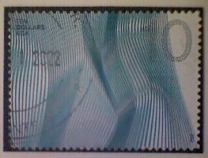 United States, Scott #4720, used(o), 2012, Waves, $10, light and dark blue