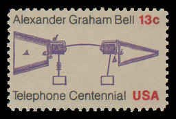 PCBstamps   US #1683 13c Telephone Centennial, MNH, (6)