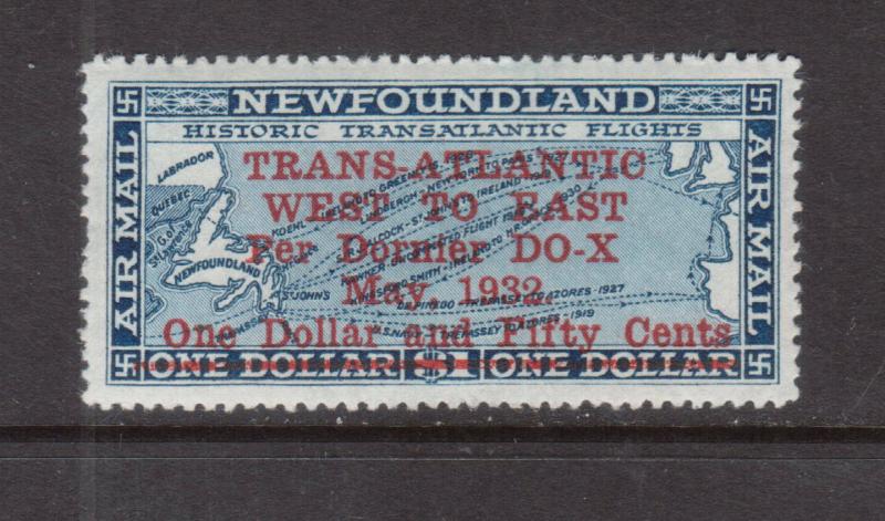 Newfoundland #C12 Very Fine+ Mint Original Gum Lightly Hinged