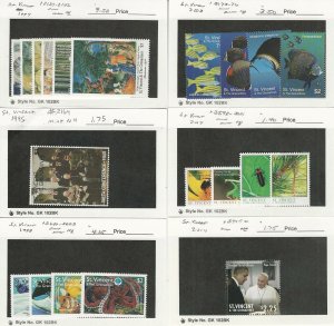 St. Vincent, Postage Stamp, #2137//3945a Mint NH, 1994-2014, JFZ