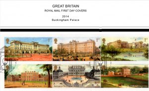 COLOR PRINTED GREAT BRITAIN FDCs 2011-2020 STAMP ALBUM PAGES (325 illust. pages)