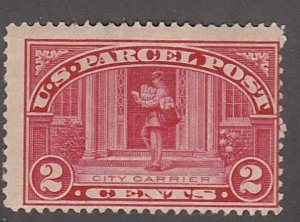 United States # Q2, Parcel Post, City Mail Carrier, Mint Hinged. 1/3 Cat.