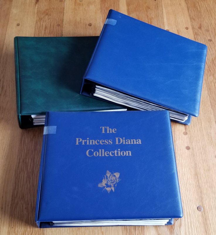 3 Albums Souvenir Sheets; Danna, Queen Elizabeth, Prince Charles and More