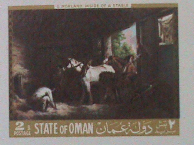 ​OMAN- WORLD FAMOUS PAINTINGS-MNH IMPERF-S/S VERY FINE WE SHIP TO WORLDWIDE
