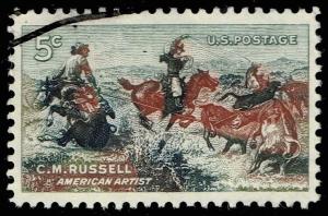 US #1243 Charles M. Russell; Used (0.25)