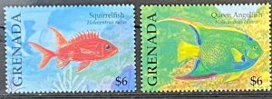 ZAYIX - 1994 Grenada #2358-2359 - MNH - Fish - Marine Life