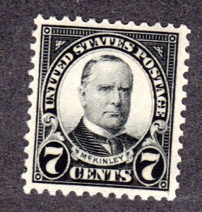 USA  Scott # 559   MH  1922-25 issue   CV = $ 7.75  Lot 170505