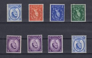 GB QEII 1960 Phosphor Inverted Watermarks SG610wi/616wi MH BP9915