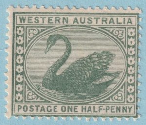 WESTERN AUSTRALIA 58 MINT HINGED OG *  NO FAULTS VERY FINE! XCF