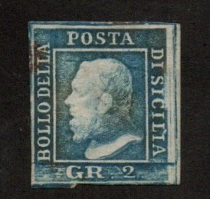 Italian States - Sicily 13 Mint no gum