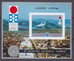 1971 Ajman 768/B255b 1972 Olympic Games in Sapporo 13,00 €