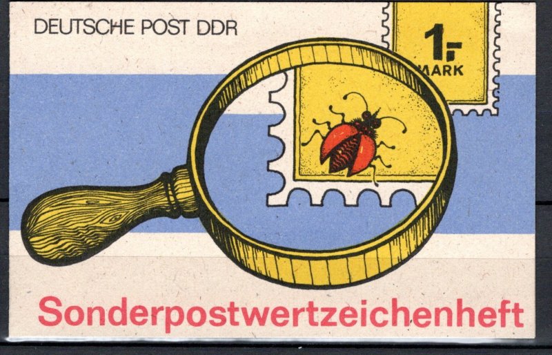 German DDR Scott # 2725 (10), mint nh, cpl booklet, Mi # SMHD 43