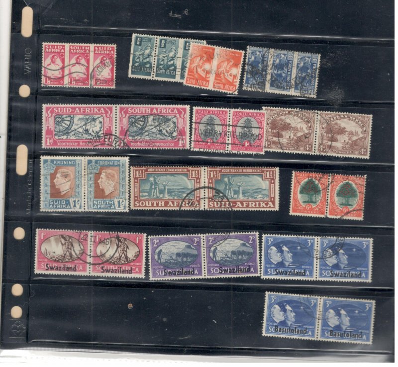 SOUTH AFRICA COLLECTION ON STOCK SHEET, MINT/USED