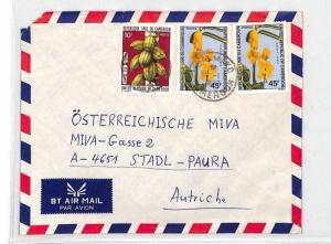 Cameroon *Tivogo* Airmail Cover FLOWERS FRUIT MISSIONARY VEHICLES 1977 CA248