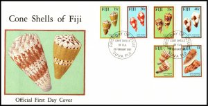 Fiji 564-569 Seashells U/A FDC