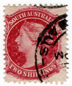 (I.B) Australia - South Australia Postal : 2/- Rose-Carmine (SG 134)