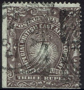 BRITISH EAST AFRICA 1890 LIGHT AND LIBERTY 3R USED