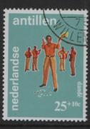 Netherlands Antilles 1969 cancelled cultural  25 ct  #