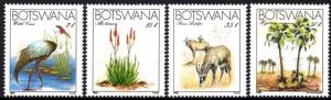 Botswana - 1983 Endangered Species Set MNH** SG 541-544
