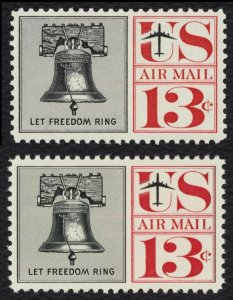 #C62 & C62a 13c Liberty Bell-Untagged & Tagged, Mint **ANY 5=FREE SHIPPING** 