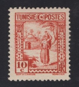 Tunisia  #126  MNH  1931  woman 10c