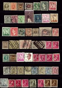 Belgium #2 51 stamps used few duplicates