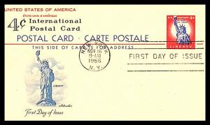 #UX45 - Statue of Liberty -Post Card - Artmaster Cachet 18EV