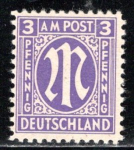 Germany AM Post Scott # 3N2a, mint nh