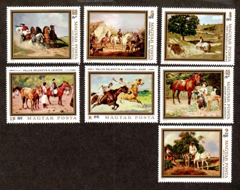 Hungary # 2592-2598 Mint Horses x!