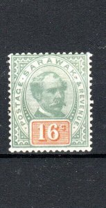 Sarawak 1897 16c Sir Charles Brooke Sg 17 MH