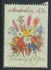 SG 1231  SC# 1164b  Used right margin imperf Wildflowers 