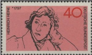 Germany Sc 1098 Heinrich Heine MNH