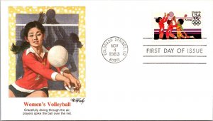 FDC 1983 SC #C112a Fleetwood, Volleyball - Colorado Springs Co  - Single - J2951