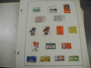 CUBA, 100s & 100s of Stamps mostly hinged on Scott pages