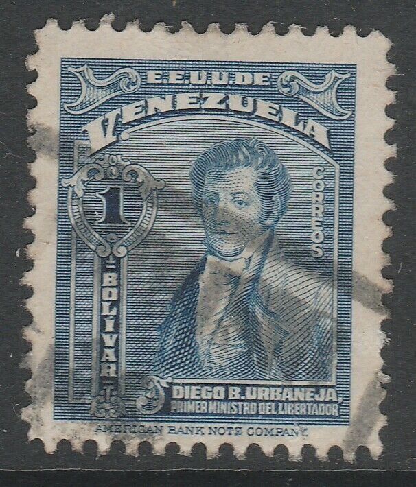 Venezuela 1947-48 1b used South America A4P53F48