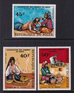 Niger 376-378 MNH VF