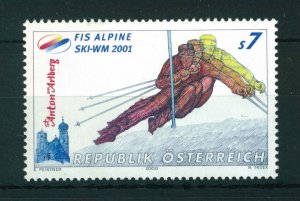 Austria 2000 World Skiing Championship (2001) stamp. MNH. Sg 2579