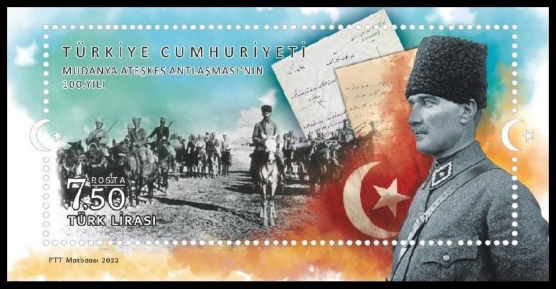 2022 Turkey 4723/B Greco-Turkish War. Kemal Ataturk. Horses