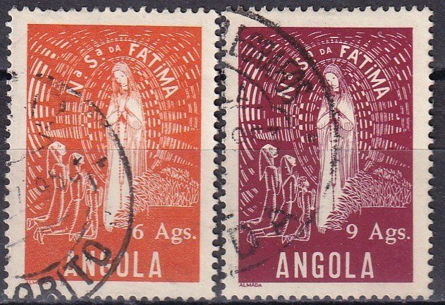 Angola #317-8  F-VF Used CV $2.85 (Z6267)