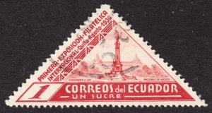 Ecuador Scott 357 VF used. Key issue.  FREE...