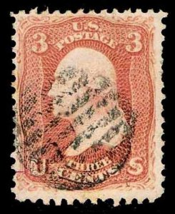 US. # 65 Used Regular Issue of 1861 - VF - CV$10.00 (ESP#8076)