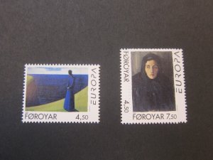 Faroe Islands 1996 Sc 302-3 set MNH