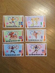 Liberia  # 591-96  used