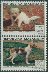 Malagasy 1974 SG289-290 Dogs set FU