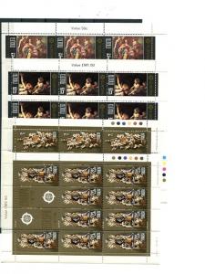 Malta 1972-1979  Europa 25  mini sheets   Mint VF NH