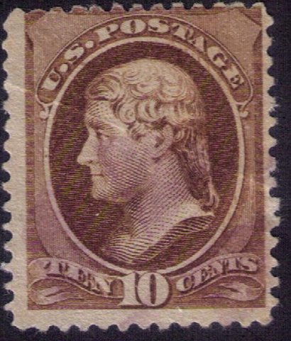 US Sc 209 Unused,Mint ,No Gum, Visible Crease Upper L.,F-VF