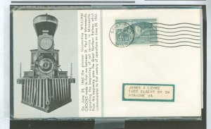 US  100th anniv. of first service of the great northern railway, descriptive brochure enclosed