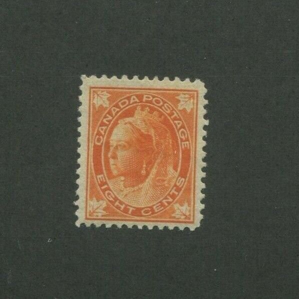 1897 Canada Postage Stamp #72 Mint Lightly Hinged F/VF Original Gum