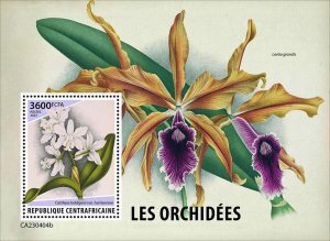 C A R - 2023 - Orchids - Perf Souv Sheet  - Mint Never Hinged