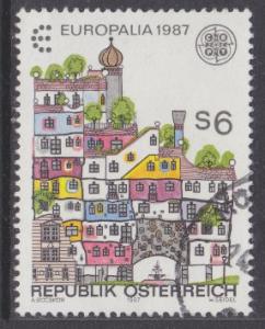 Austria sc#1389 1987 6s Europa used